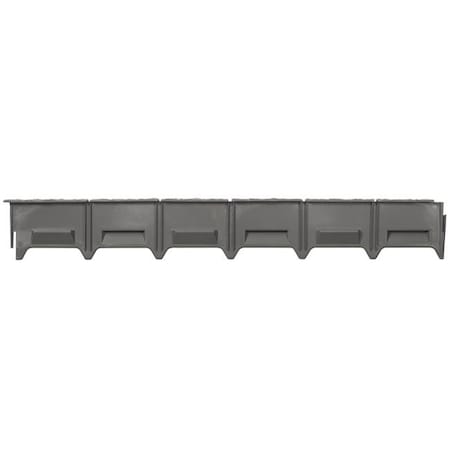 Master Mark Master Mark 7013617 3 ft. x 5.25 in. Versa Edge Plastic Poundable Edging; Black - Pack of 36 7013617